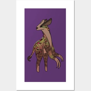 Pink Sloth Giraffe :: Imaginary Creatures Posters and Art